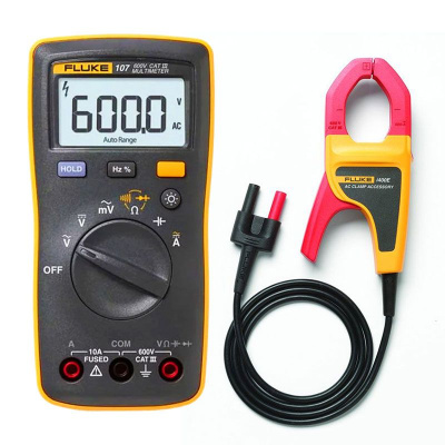 Комплект Fluke 107 с токовыми клещами Fluke I400E ERTA